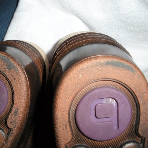 Bionicq suede leather sandals Velcro back fasten strap - Picture 11 of 13